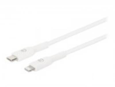 Manhattan USB-C auf Lightn. Apple Sync-/Ladekabel 2 m weiß Digital/Daten