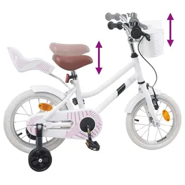 vidaXL Kinderfahrrad 12 Zoll weiß