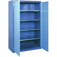 Thur Metall Flügeltürenschrank Metall 1250 x 580 x 1950 mm NCS 4040/NCS 1060 4 Verstellböden