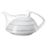 Rosenthal Teekanne TAC Gropius Stripes 2.0 Teekanne klein, 0.6 l, (2-St) weiß