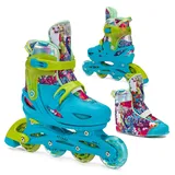 attabo Turbojet LED Kinderrollschuhe Blau