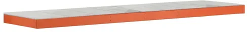 Zusatzebene mit Stahlpaneelen, Z1, 2146 x 926 mm, orange/verzinkt, Fachlast 4