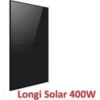 0% Solarmodul 400 W Longi Solar PV Modul Full Black