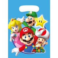Amscan Super Mario Plastiktüten