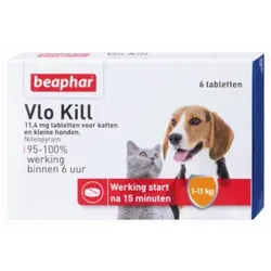 Beaphar Floh Kill (bis 11 kg) Katze und Hund 12 Tabletten