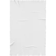 biberna Musselin Sommerdecke 0480100 Uni, 1x 150x200 cm, weiß