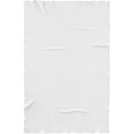biberna Musselin Sommerdecke 0480100 Uni, 1x 150x200 cm, weiß