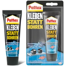 Pattex Montagekleber Kleben statt Bohren Wasserresistent 142g, 2208069