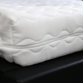 BettwarenShop Matratzenbezug Doppeltuch 90 x 200 cm weiß