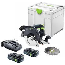 Festool HKC 55 EB-Basic Akku-Handkreissäge 18 V 160 mm inkl. 2x Akku 3,0 Ah + Ladegerät + Systainer