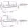 vidaXL Gartensofa-Set 4-tlg. braun/grau