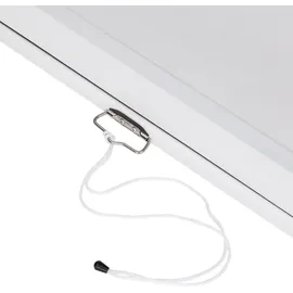 Tectake tectake® Beamer-Leinwand, ausziehbar, verschiedene Formate, Doppelschicht-Gewebetuch, faltenfrei