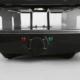 EasyMaxx Raclette Grill 1400W 8 Personen Schwarz/Grau