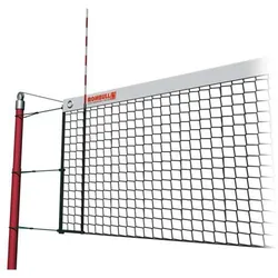 Beachvolleyballnetz Basic Beachvolleyballnetz mit PVC-Top-Band, Farbe: schwarz EINHEITSGRÖSSE