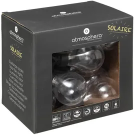 Atmosphera Solar-Lichterkette, 5 m, 10 LED-Glühbirnen