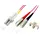 TECHLY O0323.15 Duplex Jumper LC-SC 50/125μ, OM4, violett,