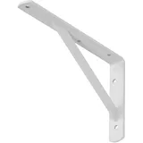 1 Stück SOTOOLS Schwerlastkonsole weiß 250 x 150 x 30 mm Regalkonsole Regalträger aus Stahl