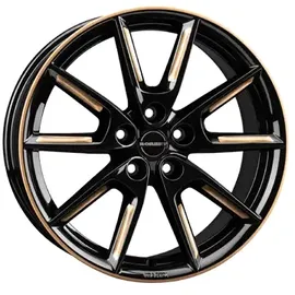 Borbet LX18 8,0 x 18 5 x 112 ET44 MB57,1 Schwarz/Gold