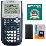 DynaTech TI-84 Plus Grafikrechner mit Arbeitsbuch, CalcCase Schutztasche und Garantieverlängerung auf 60 M