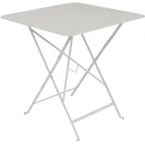 Fermob Bistro Klapptisch 71 x 71 x 74 cm Baumwollweiß/Kaktus/Lapilligrau/Lehmgrau