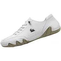 Herren Sportschuhe Alpaca Barfuss Schuhe Damen Ergonomischer Sommer Barfußschuhe Paar Wasserdicht & Schmerzlindernder Leder-Barfußschuh Atmungsaktive Orthopädische Barfuss - 41 EU