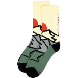 YY Vertical Vertical Mountain Origins Socken 2er Pack Schwarz 43-46