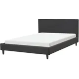 Beliani Beliani, Polsterbett, Schwarz 140x200 cm,