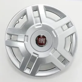 Fiat Radkappe 15 Zoll 1 Stück Rot/Silber