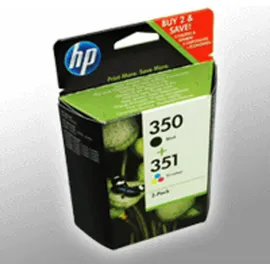 HP 350 schwarz + 351 CMY