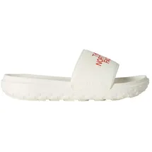 The North Face Never Stop Cush Slide White Dune/Lava Red 42