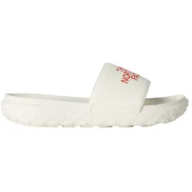 The North Face Never Stop Cush Slide White Dune/Lava Red 42