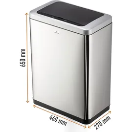 Durable No Touch Duo 40 l Silber