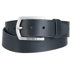 Leder Gürtel schwarz 120