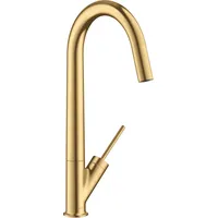 Hansgrohe Axor Starck Einhebel-Küchenmischer 300 mit Schwenkauslauf brushed gold optic