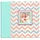 MCS MBI Industries Pastell-Glitzer-Chevron-Scrapbook mit 30,5 x 30,5 cm großen Seiten von Oben, 34,9 x 32,6 cm insgesamt, Silber, Blau