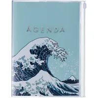 Mark's Europe MARK'S 2025/26 Taschenkalender, A5 Japan / Wave