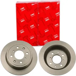 2x Trw Bremsscheiben 239mm Voll Hinten Passend Für Honda Accord Civic Concerto: Bremsscheibe Acura: 42510sh3g00 Acura: 42510sk7000 Acura: 42510sk7a00