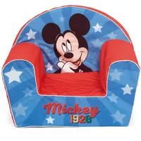 ARDITEX Kindersessel Mickey Maus, Abnehmbarer Bezug aus Schaumstoff, 42 x 52 x 32 cm