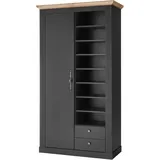 OTTO home WESTMINSTER TOPSELLER Garderobenschrank 108 x 46 x 203 grau