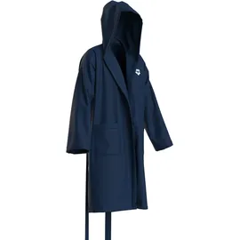 Arena Unisex Compact Microfiber Robe Mantel, blau - Navy-white - L