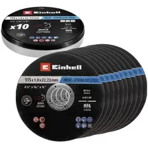 Einhell Trennscheiben-Set 115 mm 10 Stück