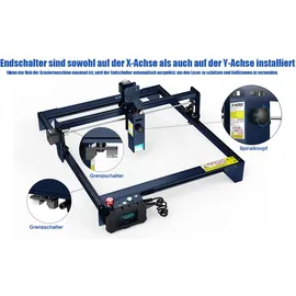 ATOMSTACK A10 PRO 50W, CNC-cutter mit 10W Output Fokusleistung, Präzision 0,08 mm, Arbeitsfläche 410 x 400 mm