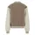 URBAN CLASSICS Teddy Collegejacke Dunkeltaupe 3XL