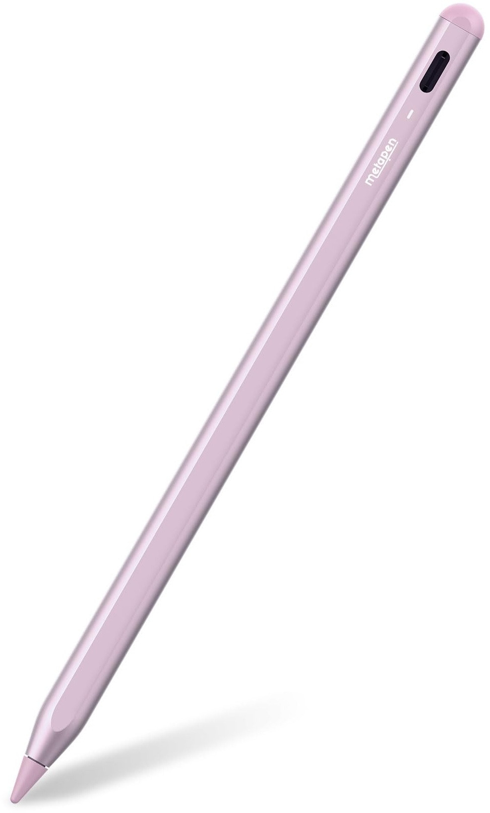Metapen Stift A8 Kompatibel mit Apple iPad 2018-2023, Schnelle Aufladung, Neigungserkennung, Palm-Ablehnung, Haftet Magnetisch, für iPad 10/9/8/7/6/Pro 5/4/3/Air 5/4/3/Mini 6/5, Stylus Pen (Rosa)