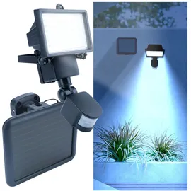 casativo-lighting Solar LED Wand Fluter 12 W 225,0 cm inkl. PIR-Sensor schwarz