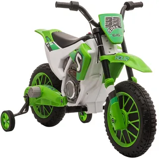 Homcom Kinder Elektromotorrad mit 2 abnehmbaren Stützrädern 106,5L x 51,5B x 68H cm