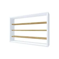 VCM Osado Wandregal 60 x 10 x 40 cm Weiß