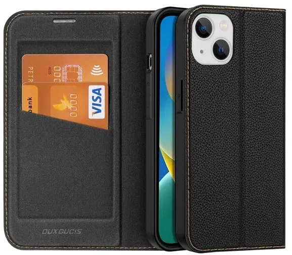 Skin X2 Case for iPhone 14 Plus Magnetic Flip Cover Black