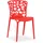 Homestyle4u Gartenstuhl Kunststoff rot 2er Set