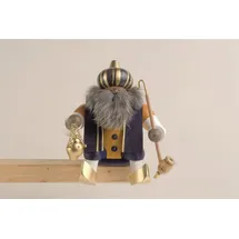 KWO Kunstgewerbe-Werkstätten Olbernhau GmbH Räuchermann Kantenhocker Melchior 18 cm mehrfarbig